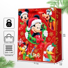 New Year. Gift package, 31x40x11.5 cm, packaging, Mickey Mouse