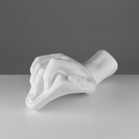 Gypsum figure David brush, 43 x 25 x 19 cm