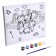 Set for children's creativity Pepp, canvas for painting on the contour, 20 × 25 cm