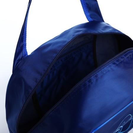 Sports bag with lightning, blue/blue color-2