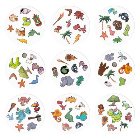 A board game to the reaction and attention "Giant Dubbl. BC ", 55 cards, 5+-2