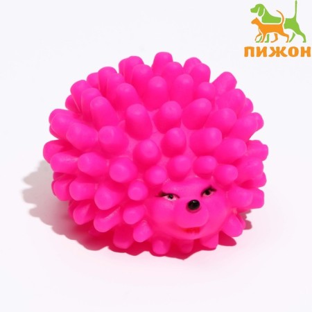 Brying toy "Hedgehog" Small for dogs, 6.5 cm, pink