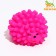 Brying toy "Hedgehog" Small for dogs, 6.5 cm, pink
