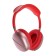 AKZ MAX10 headphones, wireless, full -size, microphone, backlight, red