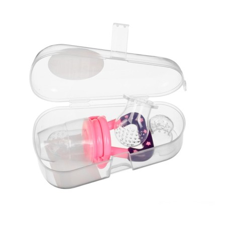 Nibbler with silicone nets, dimensions s, m, l, in case, pink color-3