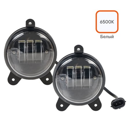 Farah LED AIRLINE, clear light border, 27W white, D-90 mm, in a set 2 pcs-1