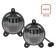 Farah LED AIRLINE, clear light border, 27W white, D-90 mm, in a set 2 pcs