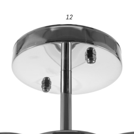 Люстра 2027/5 E27 60Вт хром 55х55х25 см BayerLux-4