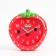 Clock - HELP WEAR "Strawberry" Children's, discrete move, 13 x 14 cm, aa