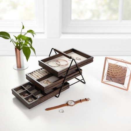 Terrace jewelry box, nut-4