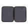 Folder with handles Textile A4, 350 x 270 x 20 mm, calligrata "office", nylon 600D, two -tone Kant, gray