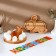 Easter set ADELICA, Menzhitsa Hare, Egg stand 8 cells, D = 20 × 1.8 cm, thermonaclemes 7 pcs, birch