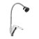 Mixer for the kitchen "Soyuzkran" 567-079, single-leaf, flexible surge, 2 modes, zinc, chrome