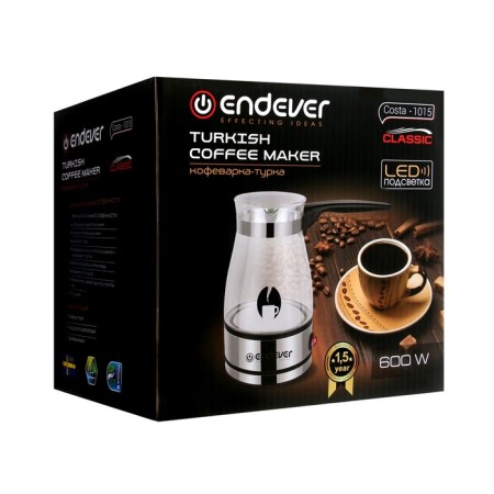 Electric Turkish Endever Costa-1015, 600 watts, 0.4 l, silver-6