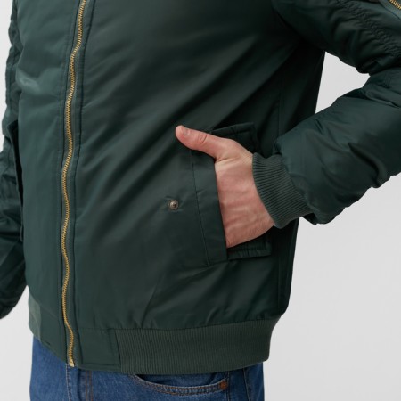 Бомбер мужской на молнии MIST, размер 48, хаки-4