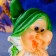 Garden figure "Dwarf with a duck" 18x24x49cm