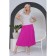 Female skirt, size 50, color fuchsia