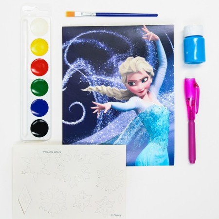 Drawing for drawing "Luminous picture" cold heart, Elsa-1