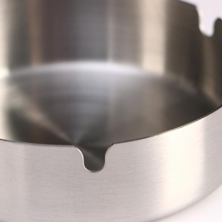 Stainless steel ashtray, 12 x 3 cm-1