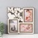 Photo frame LHDF "Mom" 33x33 in 3 photos 10x15 cm, col. White oak (plastic screen)