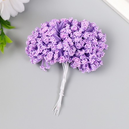 Flowers for decorating "cloud" purple 1 bouquet = 12 colors 8 cm-2