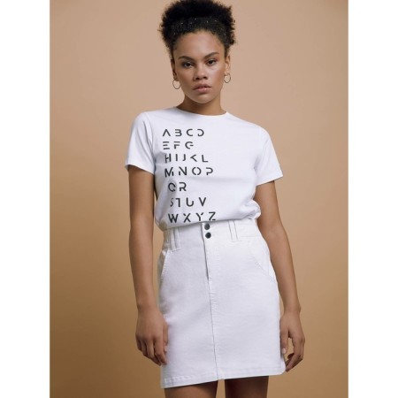 Female T -shirt, size m, white color-2