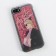 IPhone 7.8 phone case with sparkles inside Ambition, 6.8 × 14 cm
