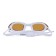 ATEMI N9101M swimming glasses, silicone, white/orange color
