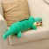 Soft toy "crocodile", 80 cm, green color