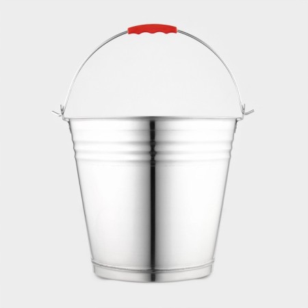 Bucket 12 l, d = 32 cm, from stainless steel Aisi 201-1