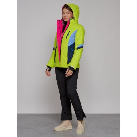 Ski jacket female winter, size 46, light color-12