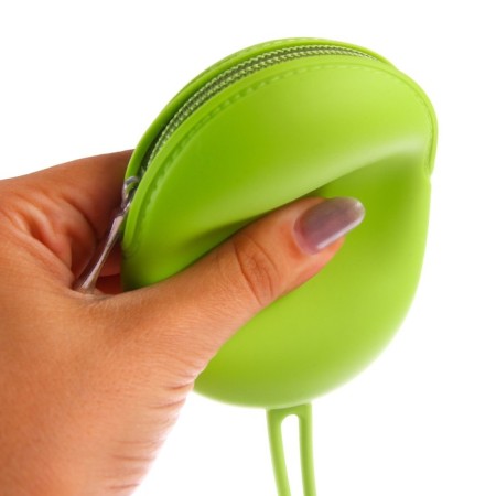 A container for storing and sterilizing the nipples and dummies, silicone, green color-3
