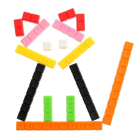 Monads “Collect on the model”, 32 pcs., With cards, according to the Montessori method-3