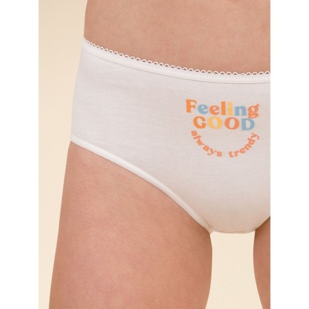 Panties for girls, height 146 cm, menthol, milk, 3 pcs-8