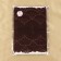 Lace elastic fabric, 180 mm × 2.7 ± 0.5 m, chocolate color