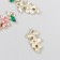 Decor for creativity metal, rhinestones "Grapes of grapes" 1.8x1 cm