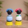 Souvenir "couple" wood (set 2 pcs) 15 cm