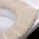 Soft cover on the lid and seat of the toilet (beige)