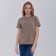 T -shirt female, brown color, size 44 (m)