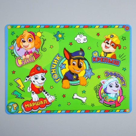 Modeling rug, A4 format "Puppy Patrol", puppy patrol-1