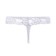 Panties female thongs, white color (Bianco), size 46 (m)