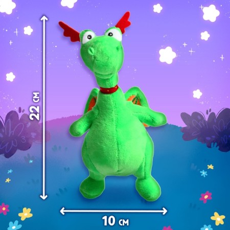 Gift set "My friend Dragon", a hard binding book, a soft toy-2