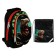 School backpack, 39 x 28 x 18 cm, + bag for shoes, calligrata p "Cool dino", green