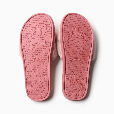 Women's slippers with open nose size 40-41, pink color-15