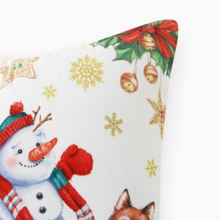New Year. Ethel pillow Happy New Year, 40*40 cm, velor, 100% p/e-3