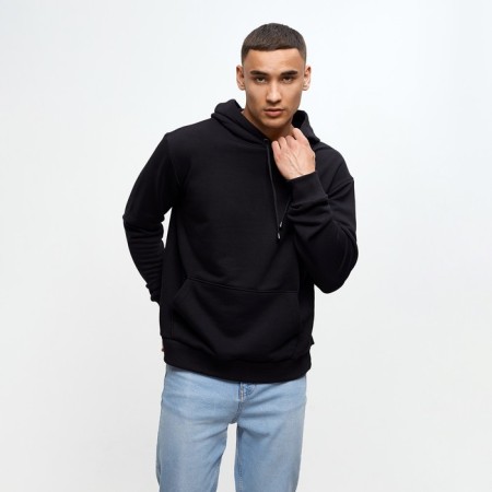 Hoods Men's Minaku: Casual Collection, Black Color, Size 48