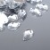 Decor for creativity Plastic sewing "drop" silver set 50 pcs 1x0.7x0.3 cm