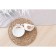 Ceramic set for tea drinking gulls, a mug of 150 ml, a bowl of 10x3 cm, white color