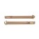 Anchor bolt of scrap, with a nut, galvanized, 8x100 mm, 125 pcs