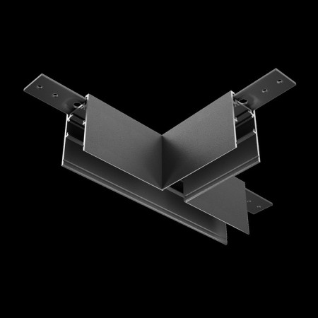 Connector T-shaped for the Technical Trahnical Tract-41b, 17.4x10x5.2 cm, black color black-5